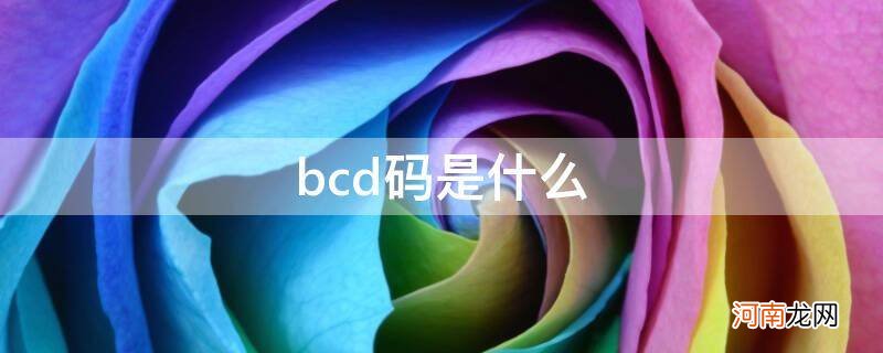 bcd码是什么_8421bcd码是什么