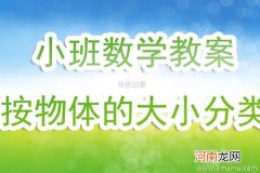 小班数学活动教案：按颜色分类教案