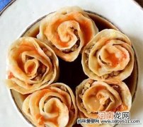 儿童饺子类食谱：玫瑰花饺