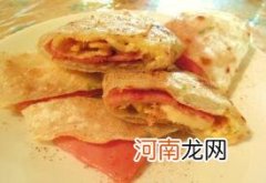 儿童食谱饼类：火腿起司蛋饼