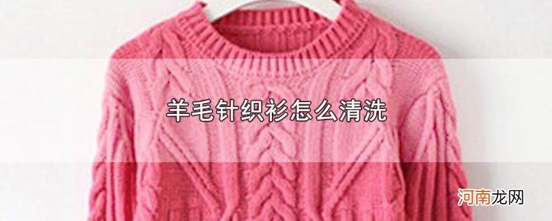 羊毛针织衫怎么清洗