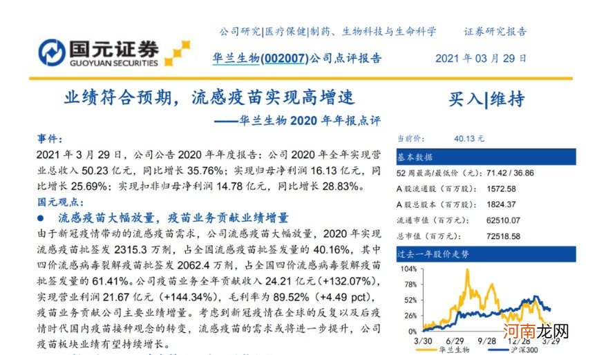 尴尬！“安科生物哪来的流感疫苗？”国元证券研报闹乌龙了