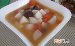 孕期食谱 香菇番茄萝卜汤