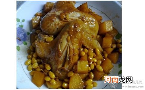 哺乳期补钙食谱 豆焖鸡翅