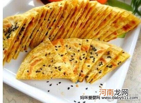 儿童食谱火烧、酥饼类：咖喱油酥芝麻饼