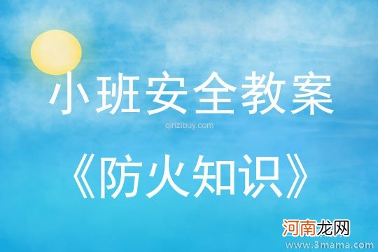 附教学反思 小班安全活动教案：认识火灾教案