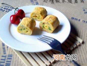 儿童食谱饼类：香葱鸡蛋千层饼