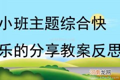 中班主题活动爱心果篮教案反思