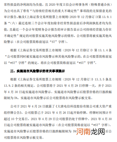 退市警报拉响 9只A股披星戴帽！更有暴涨300%大牛股突遭停牌核查