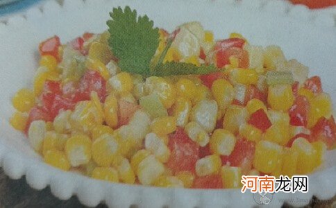 孕早期食谱 西红柿炒玉米做法