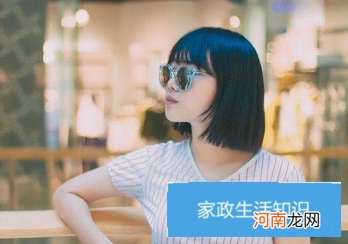 2019女生清新自然日系黑色短发造型 发尾往内弯更显香甜气质女人