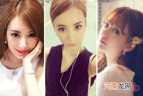 2019年大众脸女生精剪斜刘海发 恰当配搭脸型的女生中长发造型
