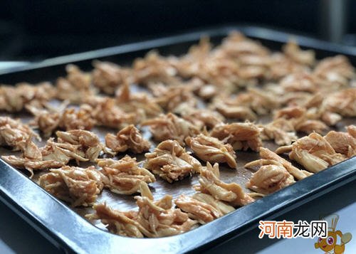 烤箱烤鸡肉丝