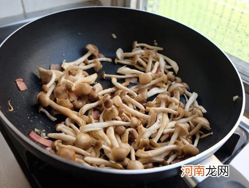 小松菜炒海鲜菇