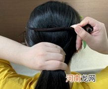 长发女生如何使用簪子盘发髻 女生平时简易复古发簪盘发图解实例教程