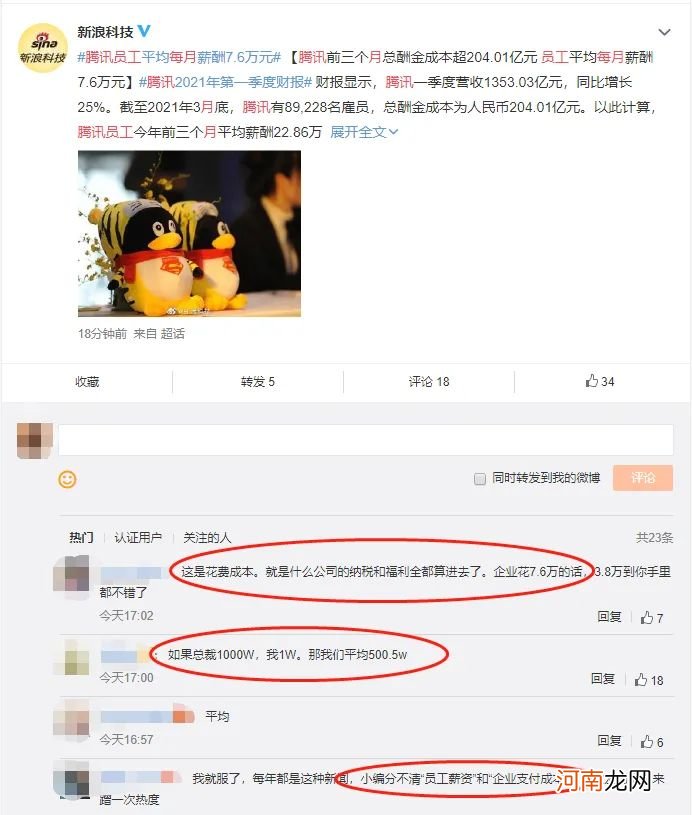 业绩爆表！腾讯刷屏：一季度狂赚478亿！员工人均月薪7.6万