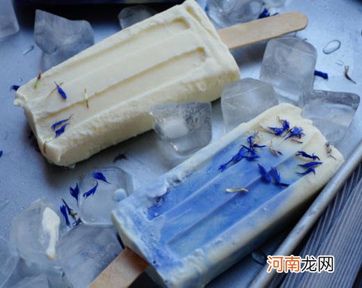 蝶豆花特浓牛奶雪糕