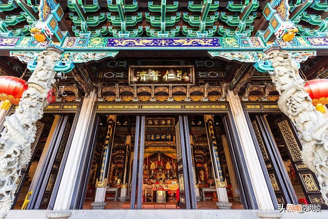 一座明朝的妈祖庙内 中国的妈祖庙