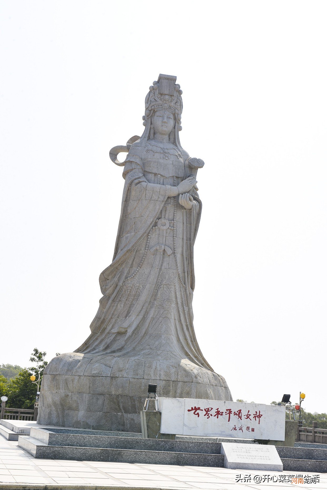 广东汕尾建了一座1000吨重的妈祖 汕尾 妈祖