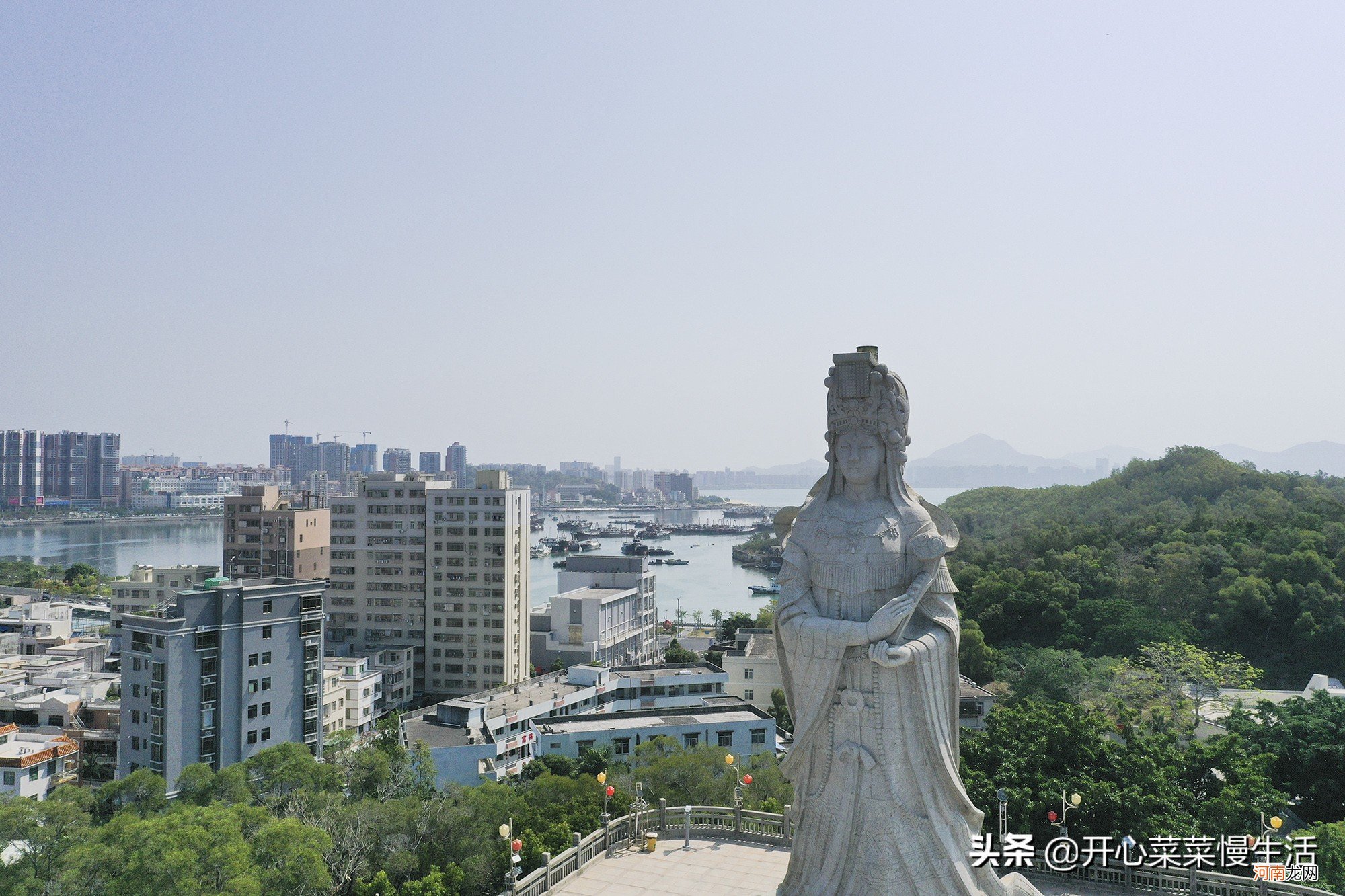 广东汕尾建了一座1000吨重的妈祖 汕尾 妈祖