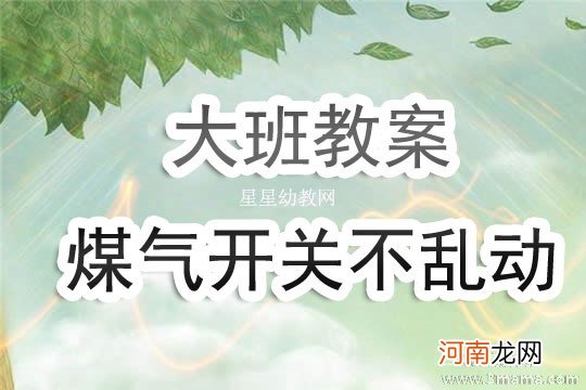 附教学反思 大班安全活动教案：煤气与安全教案