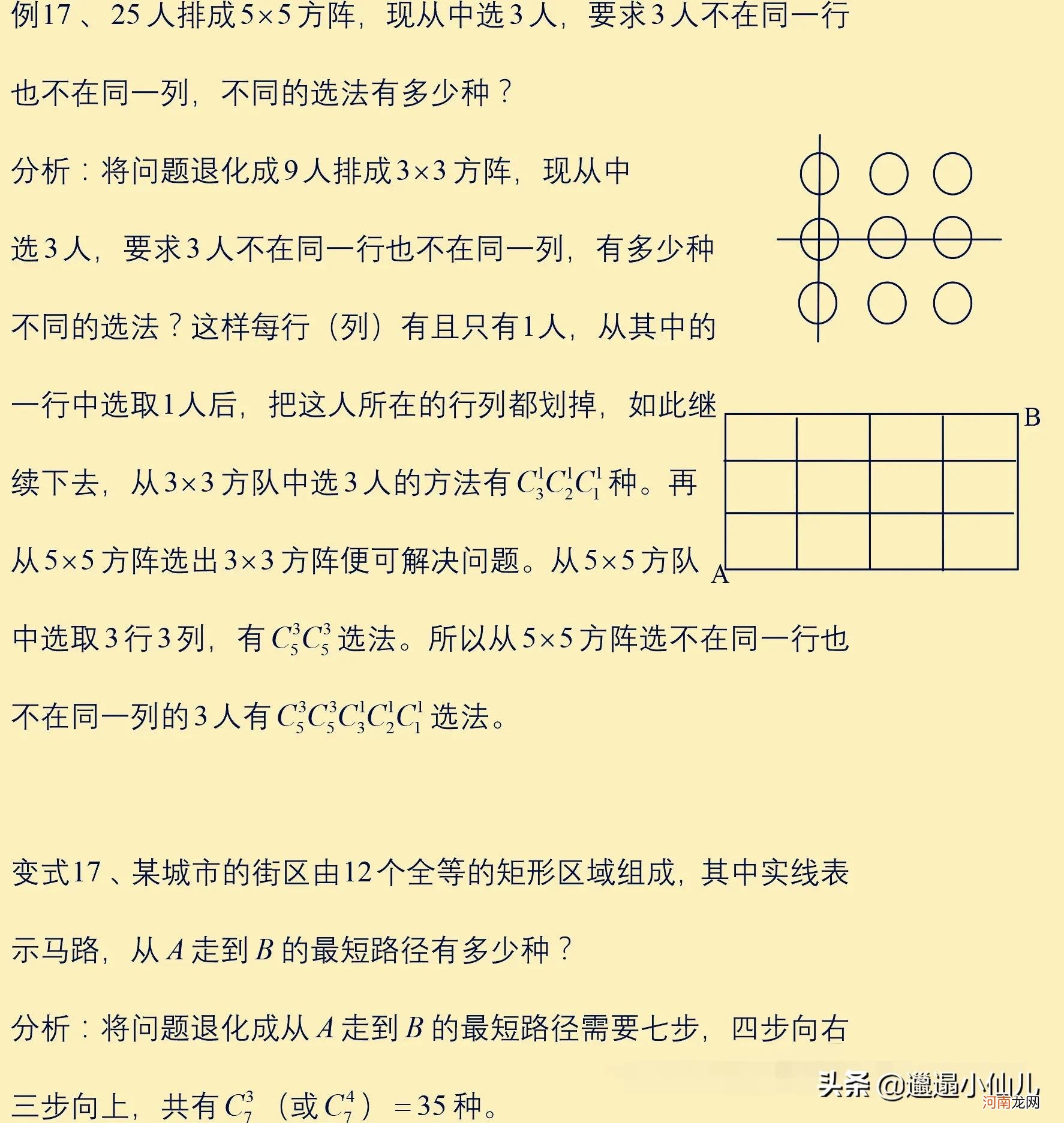 解决排列组合问题的20种方法分析 排列组合的20种解决方案