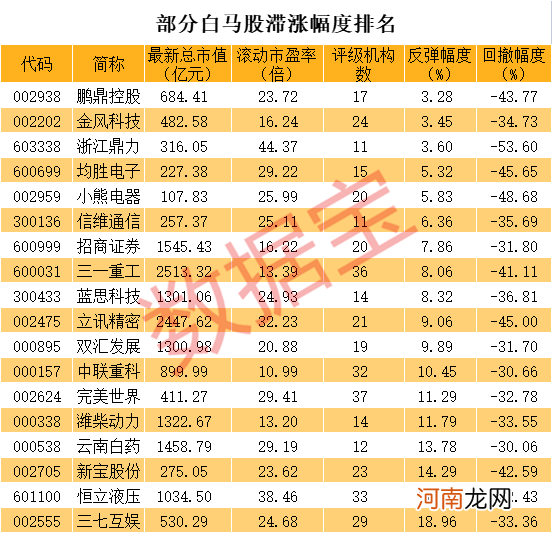 附名单  脱发人群超过2.5亿 假发龙头开盘1亿股封死涨停！超跌滞涨白马股出炉