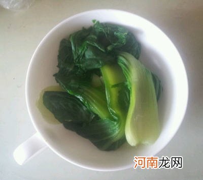 宝宝辅食油菜泥