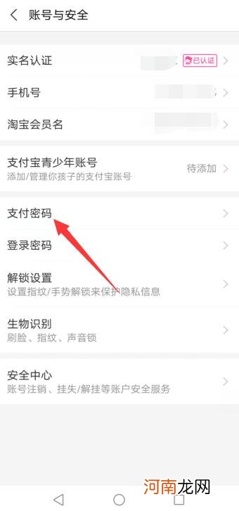 怎么改支付宝支付密码