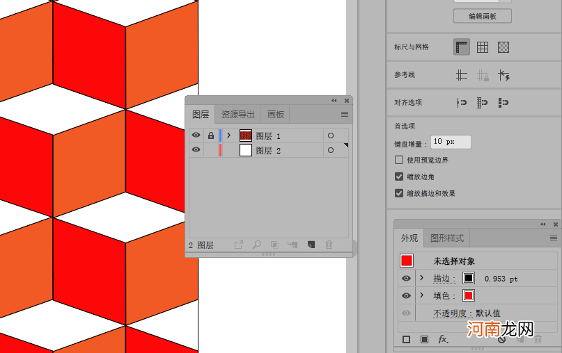 怎么用AI如何使用软件绘制立方体 ai画立方体