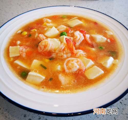蔬菜虾仁烩豆腐
