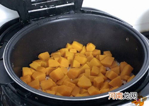 南瓜红豆饭电饭锅版