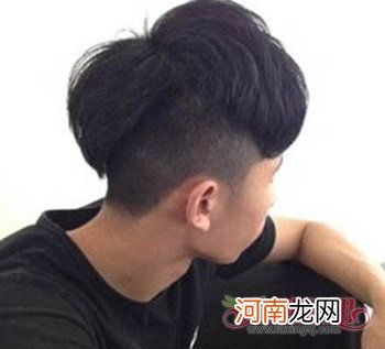 男生后脑勺发型 男生后脑v字发型图片