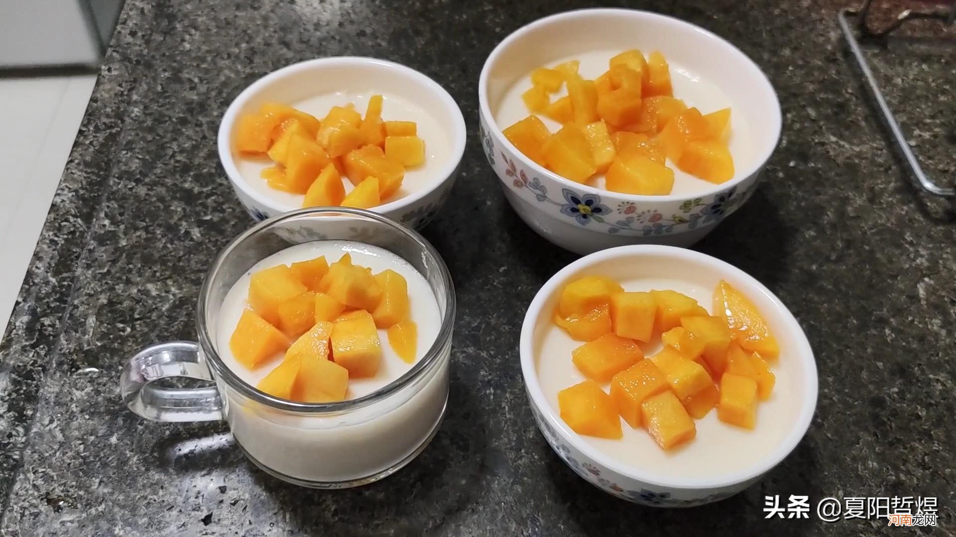 芒果牛奶布丁 牛奶芒果布丁可以在家做