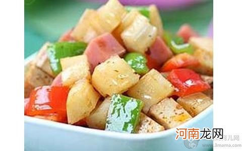 孕期食谱 脆藕炒鸡米