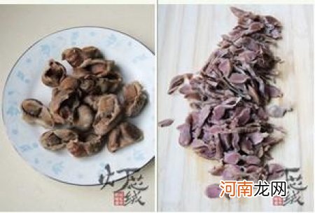 麻油香拌鸡胗的做法