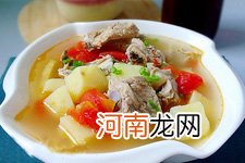 土豆炖排骨汤