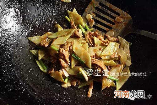 青笋肉片家常做法