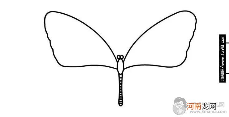 简笔画：蝴蝶的画法