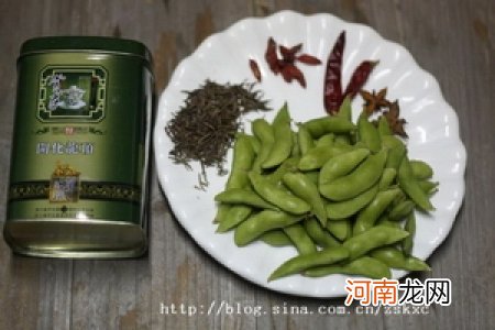 茶香毛豆的做法