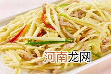 榨菜肉丝的做法