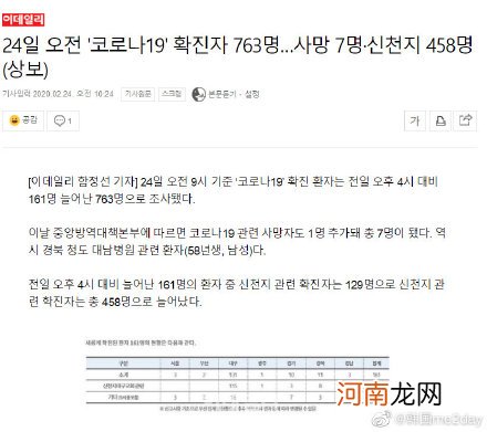 韩国11名军人确诊最新消息 韩国11名军人确诊