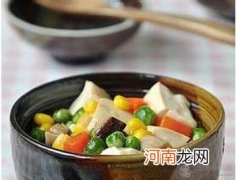 孕期食谱 家常五彩豆腐
