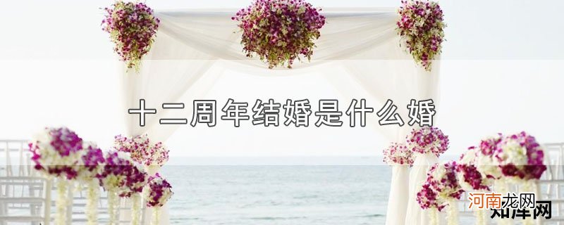 十二周年结婚是什么婚