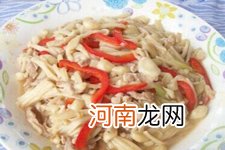 金针菇炒肉丝