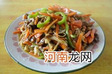 金针菇炒肉丝