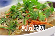 肉丝炒拉皮