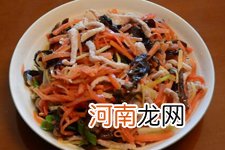 胡萝卜炒肉丝