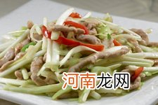 韭黄炒肉丝