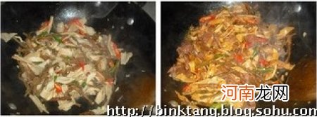 干萝卜干豆角炒牛肉的做法